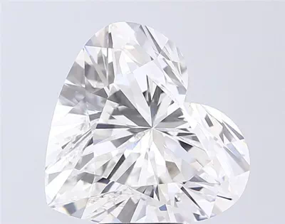 6.07ct E VVS2 Rare Carat Ideal Cut Heart Lab Grown Diamond