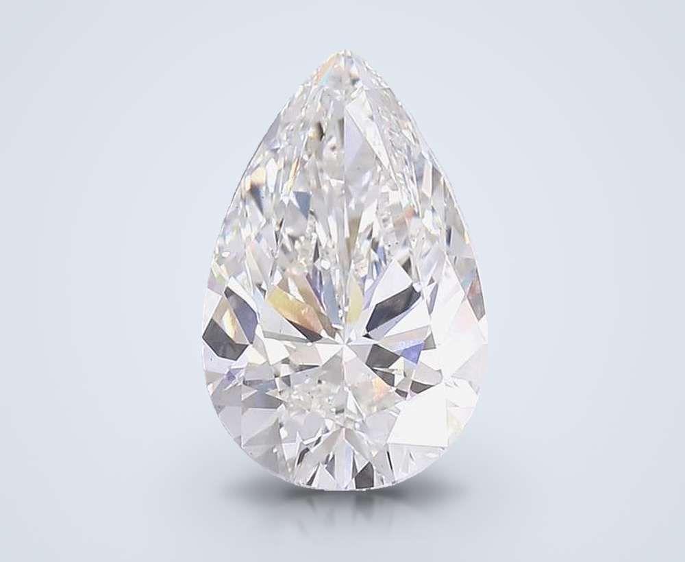 15.56ct G VS2 Rare Carat Ideal Cut Pear Lab Grown Diamond
