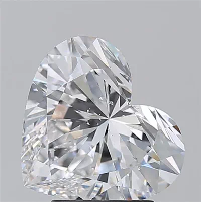 3.03ct E SI2 Rare Carat Ideal Cut Heart Diamond