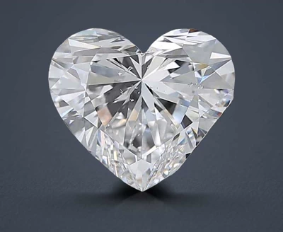 3.03ct E SI2 Rare Carat Ideal Cut Heart Diamond