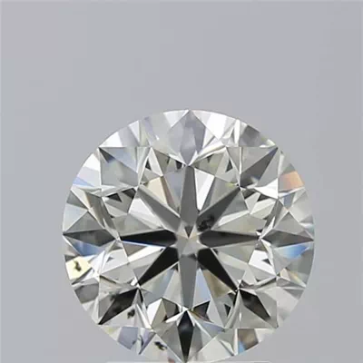 3.07ct K SI2 Very Good Cut Round Diamond