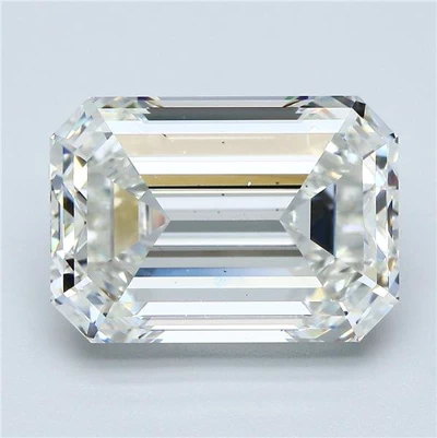 8.02ct H VS2 Rare Carat Ideal Cut Emerald Diamond