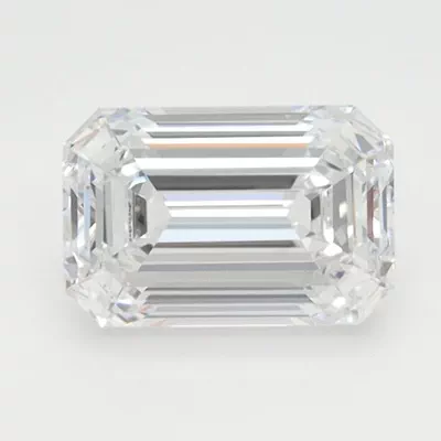 1.07ct D VVS1 Rare Carat Ideal Cut Emerald Lab Grown Diamond