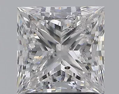 1.51ct E SI2 Rare Carat Ideal Cut Princess Diamond