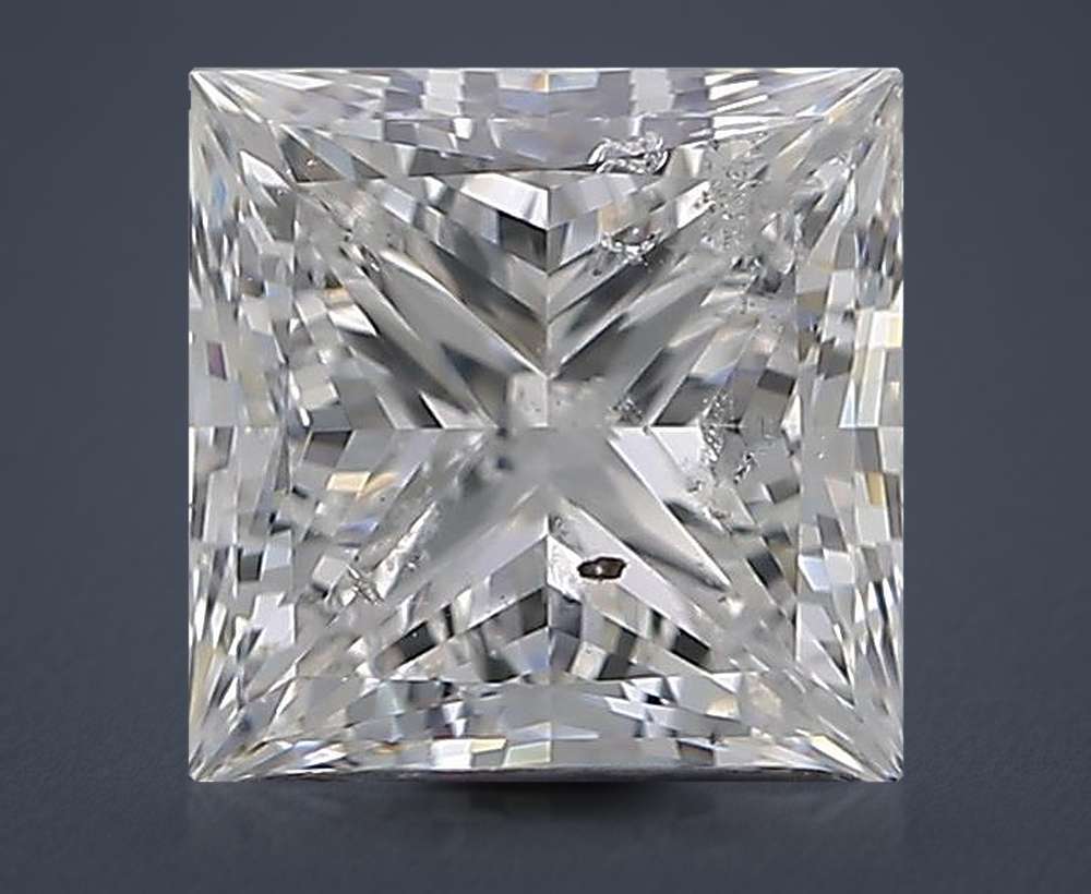 1.51ct E SI2 Rare Carat Ideal Cut Princess Diamond