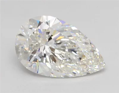5.04ct G VVS2 Rare Carat Ideal Cut Pear Lab Grown Diamond