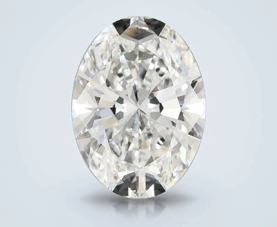 11.45ct F VVS2 Rare Carat Ideal Cut Oval Lab Grown Diamond