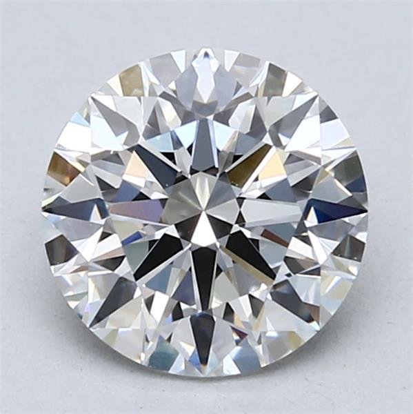 2.04ct D VVS2 Rare Carat Ideal Cut Round Lab Grown Diamond