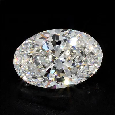 5.52ct H VS2 Rare Carat Ideal Cut Oval Diamond