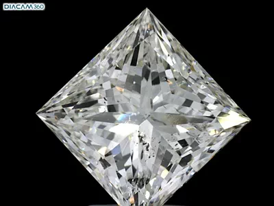 2.50ct J SI2 Rare Carat Ideal Cut Princess Diamond