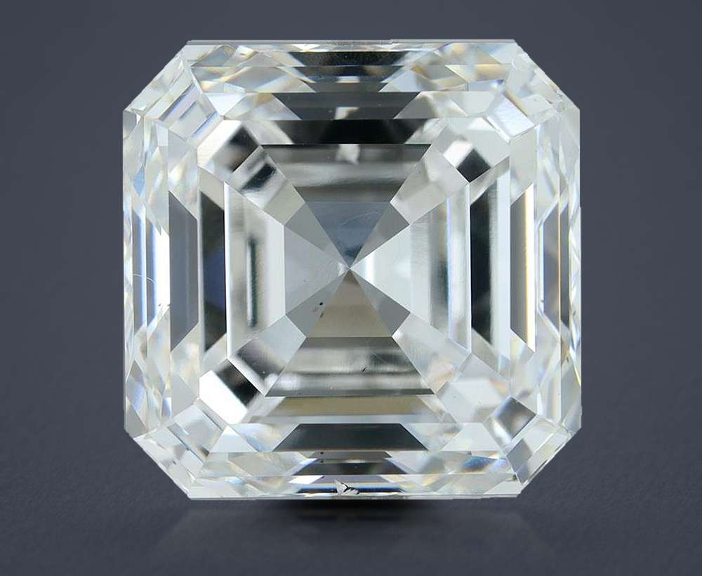 10.02ct F SI1 Excellent Cut Asscher Lab Grown Diamond