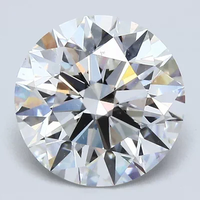 3.04ct G SI1 Rare Carat Ideal Cut Round Diamond