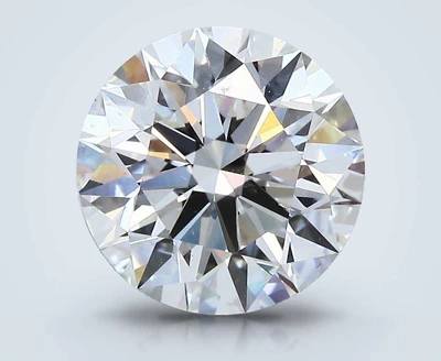 3.04ct G SI1 Rare Carat Ideal Cut Round Diamond