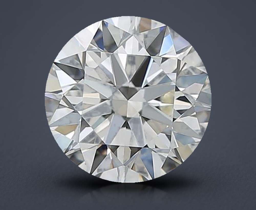 1.12ct J IF Rare Carat Ideal Cut Round Diamond