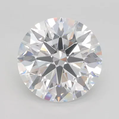 6.24ct F IF Rare Carat Ideal Cut Round Lab Grown Diamond