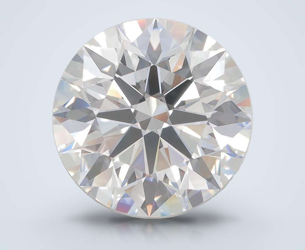 6.24ct F IF Rare Carat Ideal Cut Round Lab Grown Diamond