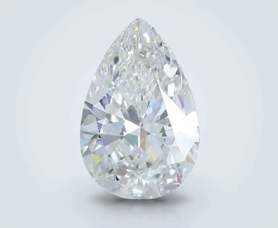 5.22ct H VVS2 Rare Carat Ideal Cut Pear Diamond