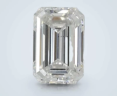 1.06ct E SI1 Rare Carat Ideal Cut Emerald Lab Grown Diamond