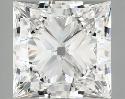 7.04ct F VS1 Rare Carat Ideal Cut Princess Lab Grown Diamond