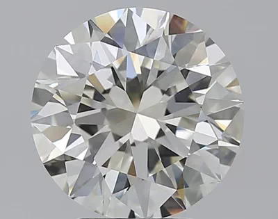 3.50ct K IF Very Good Cut Round Diamond