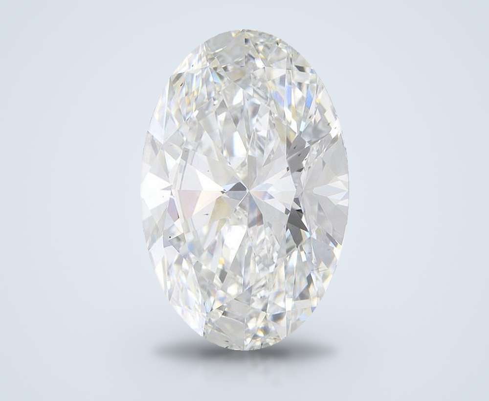 11.53ct F VS2 Rare Carat Ideal Cut Oval Lab Grown Diamond