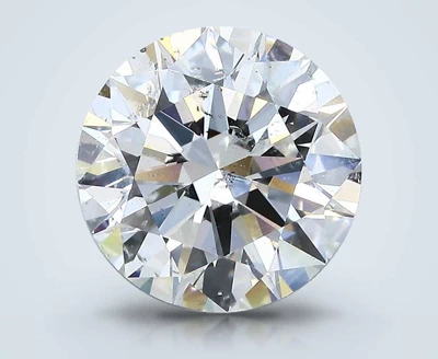 3.91ct G SI2 Rare Carat Ideal Cut Round Diamond