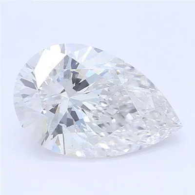 0.90ct E SI1 Rare Carat Ideal Cut Pear Lab Grown Diamond