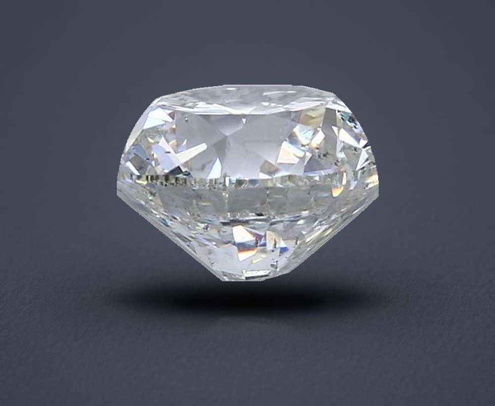 5.02ct H SI2 Rare Carat Ideal Cut Round Diamond