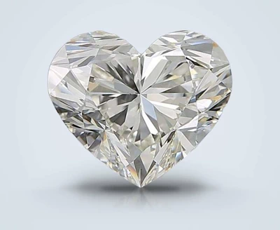 3.20ct K VS2 Rare Carat Ideal Cut Heart Diamond