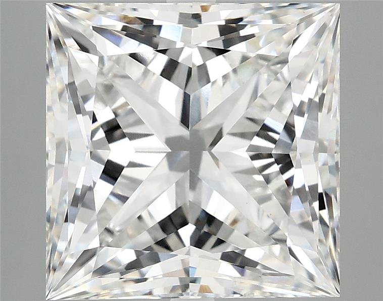 7.63ct F VS1 Rare Carat Ideal Cut Princess Lab Grown Diamond