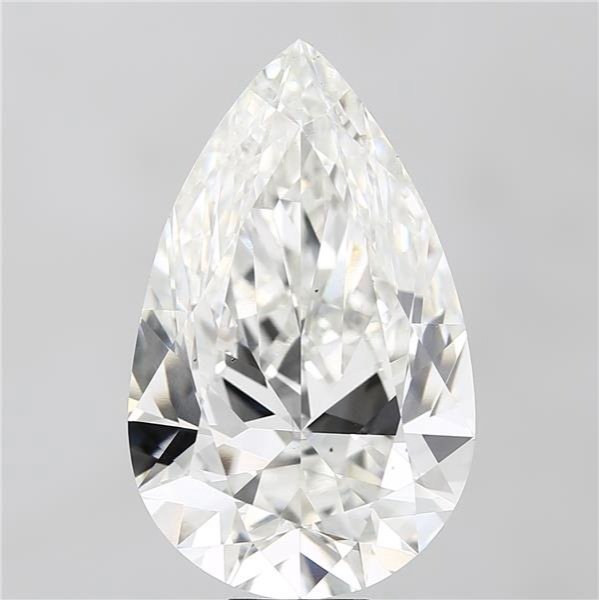 15.02ct G VS2 Rare Carat Ideal Cut Pear Lab Grown Diamond