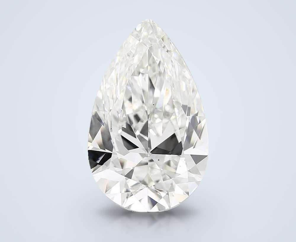 15.02ct G VS2 Rare Carat Ideal Cut Pear Lab Grown Diamond