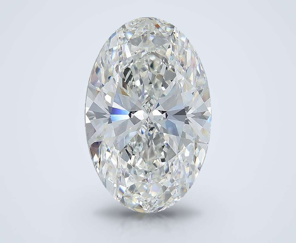 10.21ct F VVS2 Rare Carat Ideal Cut Oval Lab Grown Diamond