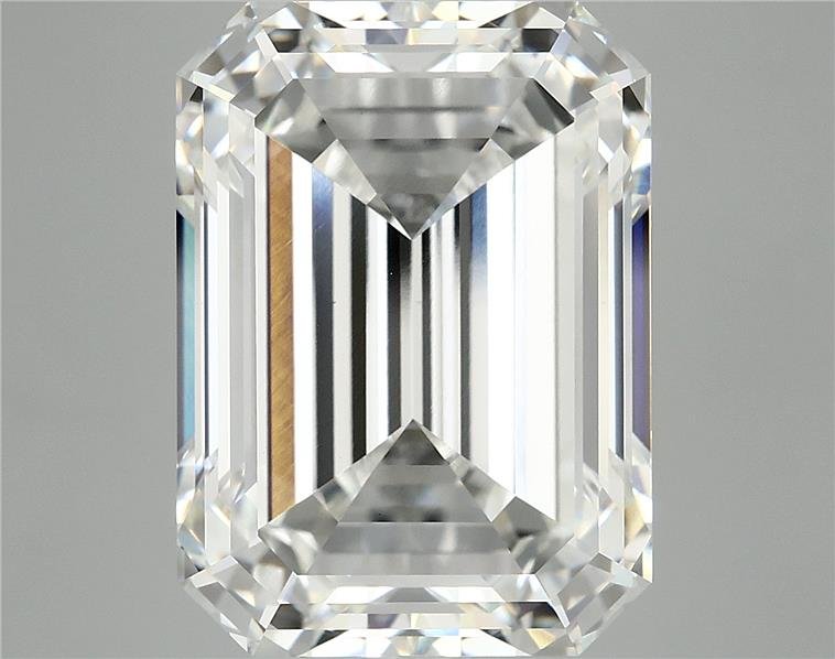 12.09ct F VS1 Rare Carat Ideal Cut Emerald Lab Grown Diamond