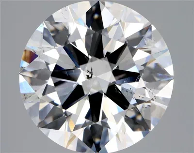 3.01ct G SI2 Rare Carat Ideal Cut Round Diamond