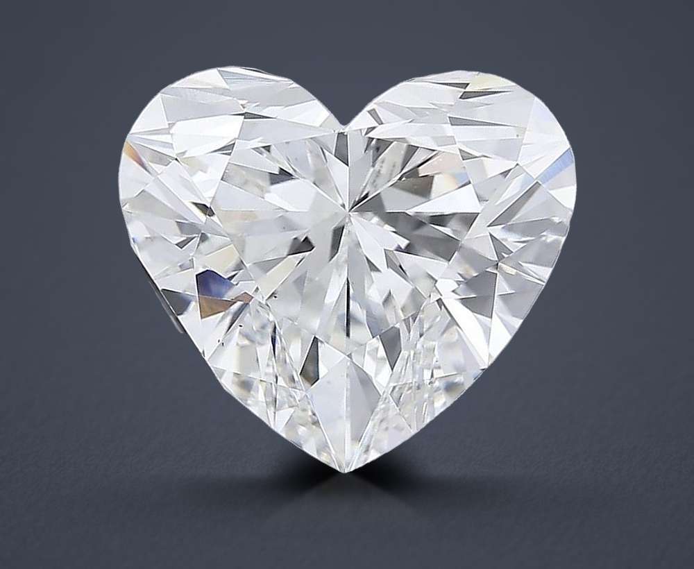 7.12ct G VS1 Rare Carat Ideal Cut Heart Lab Grown Diamond