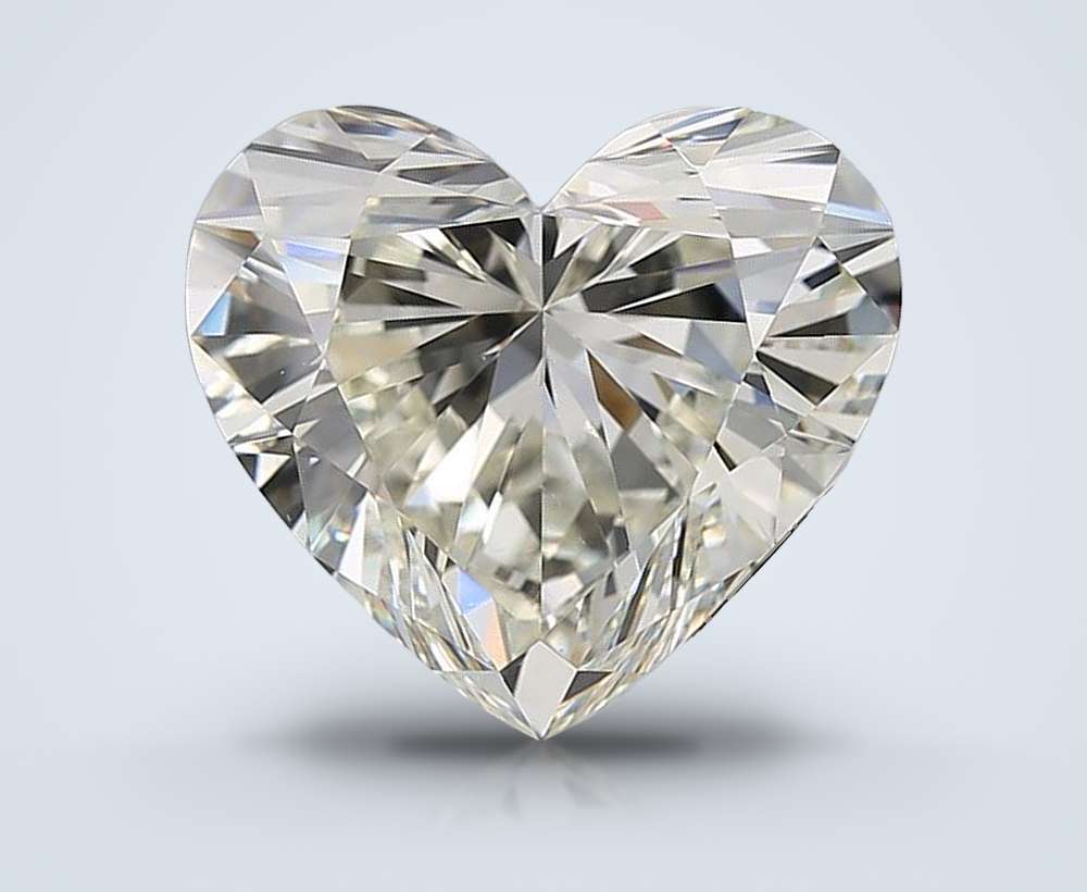 6.29ct I VS2 Rare Carat Ideal Cut Heart Diamond