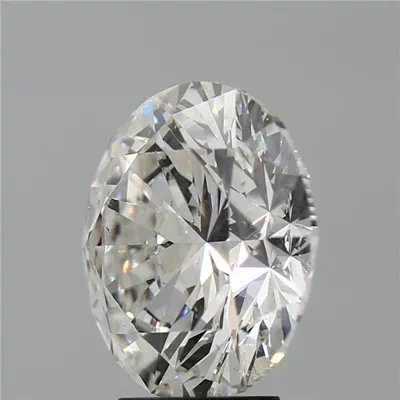 6.07ct J SI1 Rare Carat Ideal Cut Round Diamond