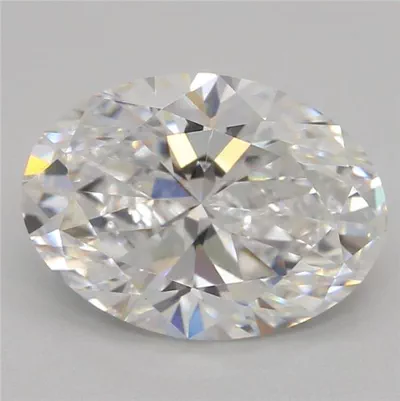 1.54ct E VVS2 Rare Carat Ideal Cut Oval Lab Grown Diamond