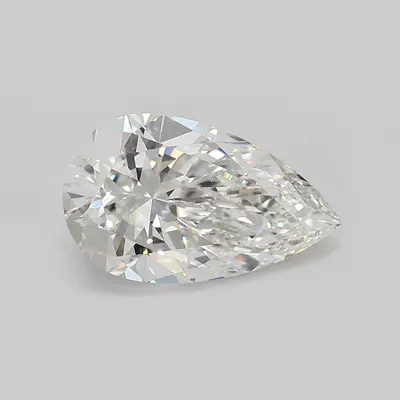 2.38ct E VS1 Rare Carat Ideal Cut Pear Lab Grown Diamond