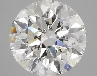 5.15ct H SI2 Rare Carat Ideal Cut Round Diamond