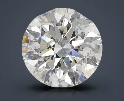 5.15ct H SI2 Rare Carat Ideal Cut Round Diamond