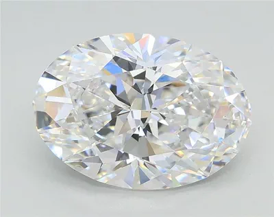 3.05ct E VS2 Rare Carat Ideal Cut Oval Lab Grown Diamond