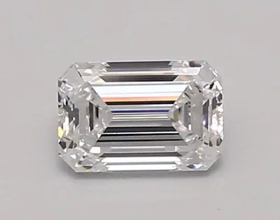 0.82ct D VVS2 Rare Carat Ideal Cut Emerald Lab Grown Diamond
