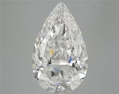 7.05ct F VS1 Rare Carat Ideal Cut Pear Diamond