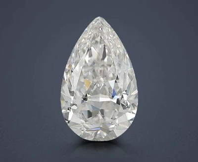 7.05ct F VS1 Rare Carat Ideal Cut Pear Diamond