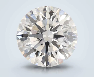 3.51ct F SI1 Rare Carat Ideal Cut Round Lab Grown Diamond