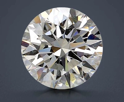3.01ct H VS2 Rare Carat Ideal Cut Round Diamond
