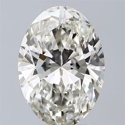3.10ct H VS1 Rare Carat Ideal Cut Oval Lab Grown Diamond