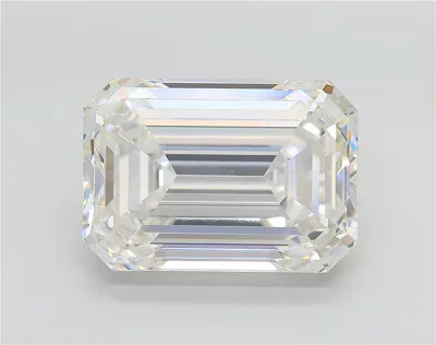 11.03ct G VS1 Rare Carat Ideal Cut Emerald Lab Grown Diamond